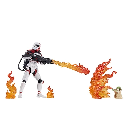 Star Wars The Vintage Collection Incinerator Trooper & Grogu Deluxe Action Figures, 3.75-Inch-Scale Star Wars: The Mandalorian Toys for Kids