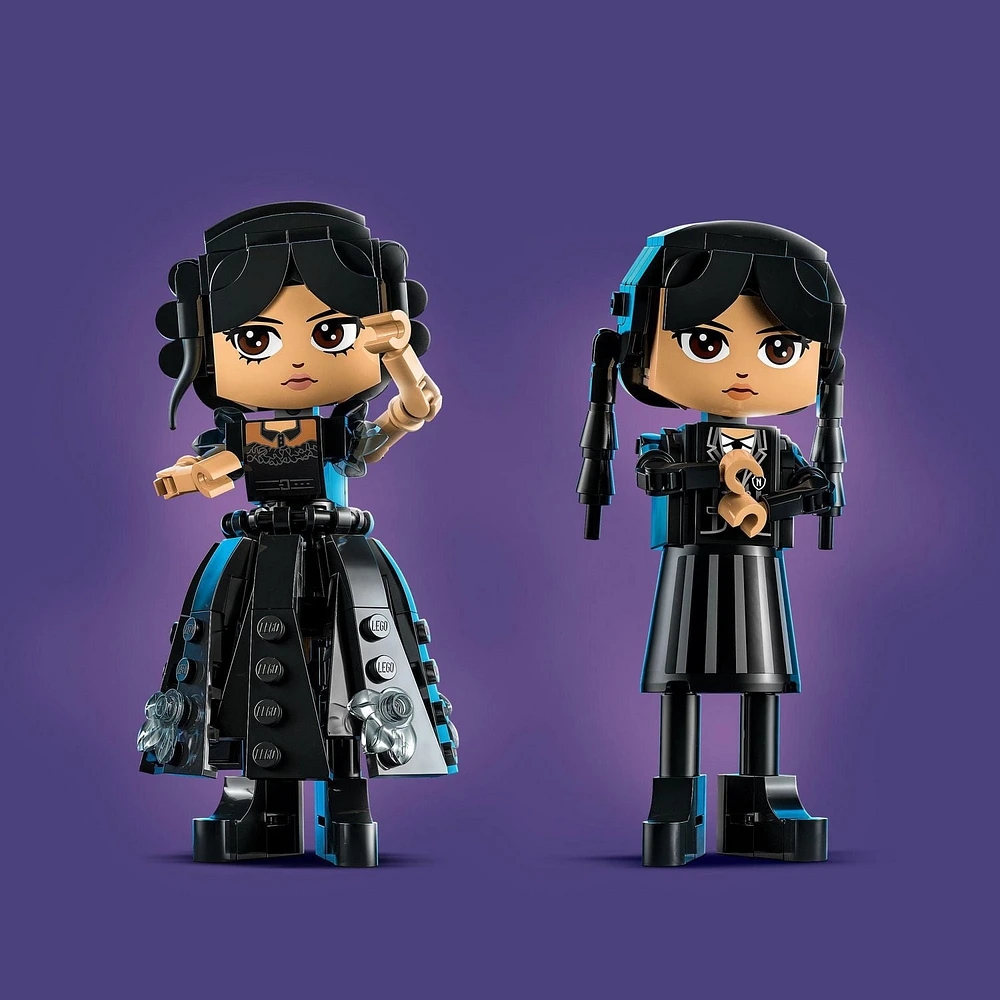 LEGO Wednesday Figurine de Mercredi Addams 76780 Ensemble de construction (702 pièces)