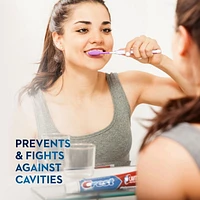 Dentifrice Crest Plus Protection anticarie, dentifrice régulier, 3 x 125 mL