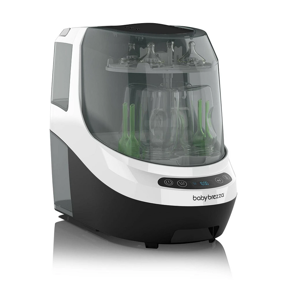 Lave-biberons Bottle Washer Pro de Baby Brezza - Lave biberons, Stérilisateur + Sécheuse tout en un lave les biberons, pièces de produits de bébé et des gobelets - remplace le lavage à la main, les brosses à biberons et les égouttoirs