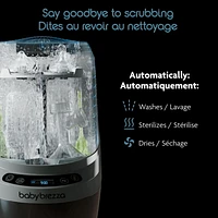 Lave-biberons Bottle Washer Pro de Baby Brezza - Lave biberons, Stérilisateur + Sécheuse tout en un lave les biberons, pièces de produits de bébé et des gobelets - remplace le lavage à la main, les brosses à biberons et les égouttoirs