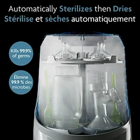 Lave-biberons Bottle Washer Pro de Baby Brezza - Lave biberons, Stérilisateur + Sécheuse tout en un lave les biberons, pièces de produits de bébé et des gobelets - remplace le lavage à la main, les brosses à biberons et les égouttoirs