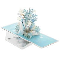 Hallmark Signature Paper Wonder Frozen Pop Up Christmas Card (Elsa, Feel the Magic)