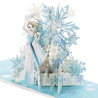 Hallmark Signature Paper Wonder Frozen Pop Up Christmas Card (Elsa, Feel the Magic)