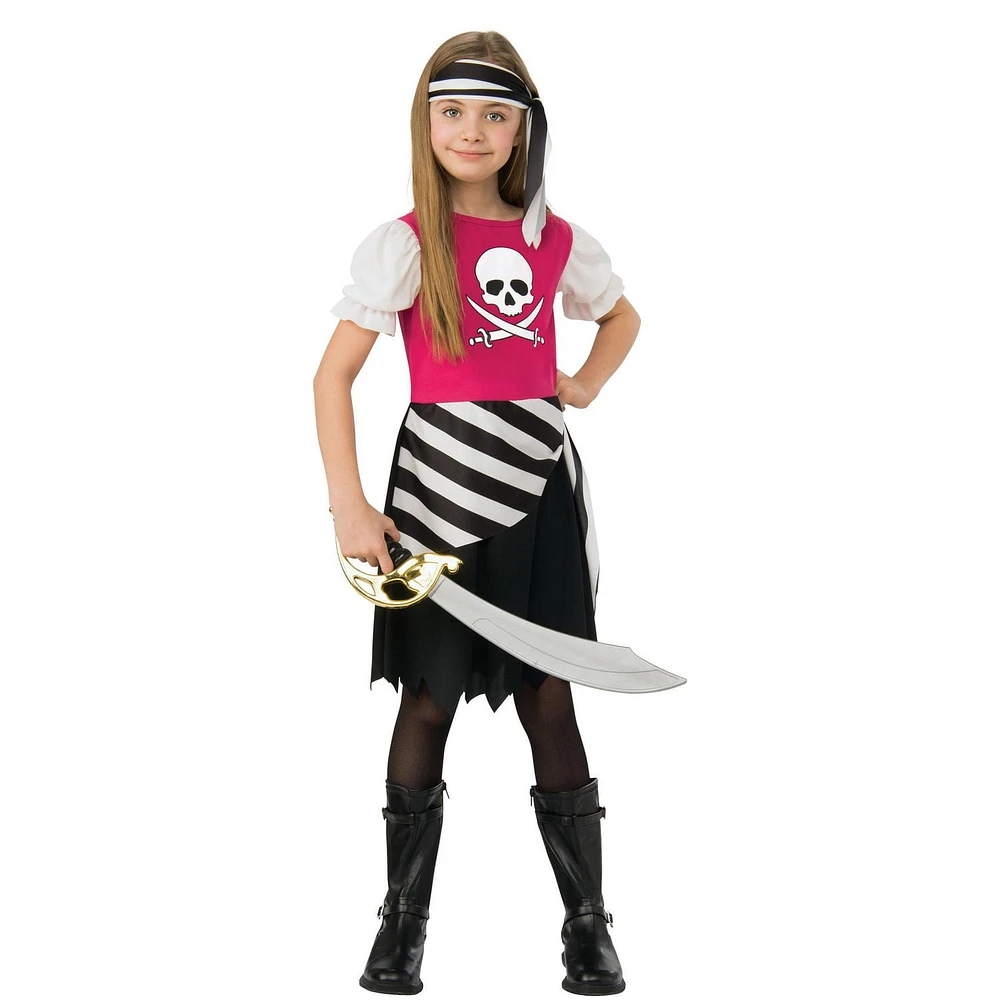 Child's Pirate Girl Costume