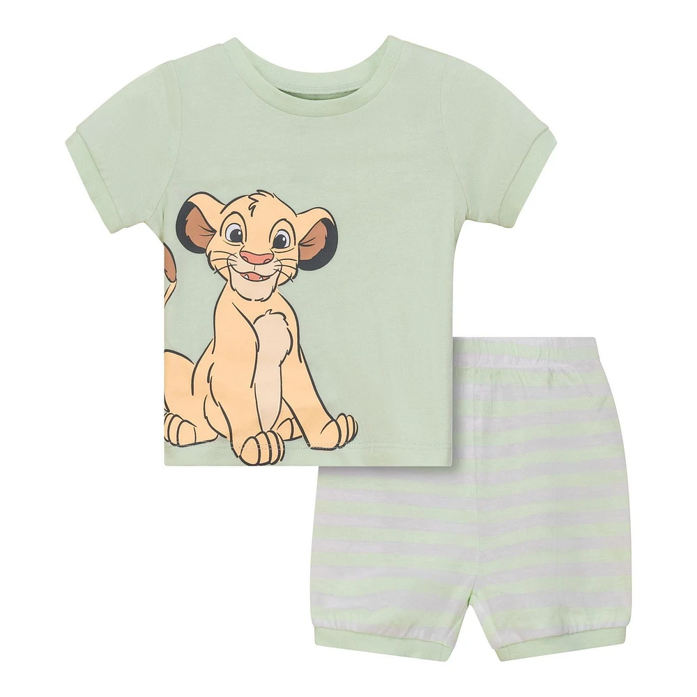 Disney Le Roi Lion Ensemble de Pyjamas Tailles: 0/3M -18/24M