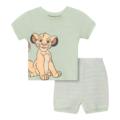 Disney Le Roi Lion Ensemble de Pyjamas Tailles: 0/3M -18/24M
