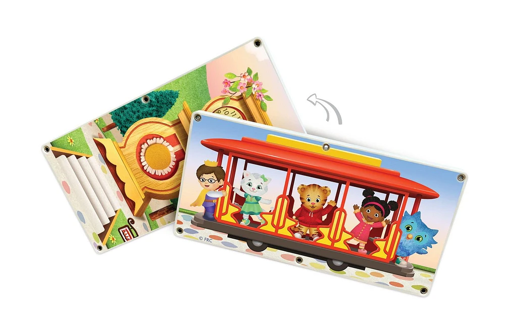 CreateOn Daniel Tiger's Neighborhood Ride-Along Trolley