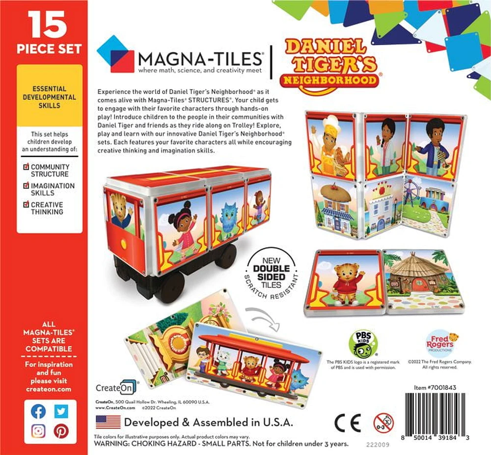 CreateOn Daniel Tiger's Neighborhood Ride-Along Trolley