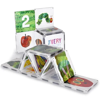 CreateOn Eric Carle The Very Hungry Caterpillar Magnetic Tile Set<br>