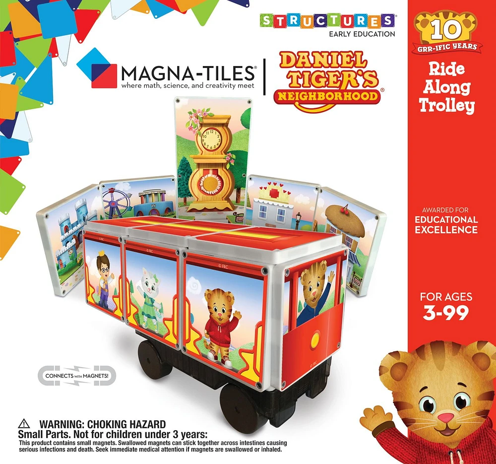 CreateOn Daniel Tiger's Neighborhood Ride-Along Trolley