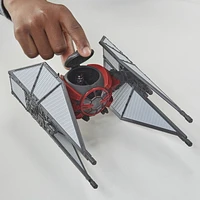 Star Wars Mission Fleet Stellar Class Kylo Ren TIE Whisper 2.5-Inch-Scale Figure and Vehicle for Kids Ages 4 and Up