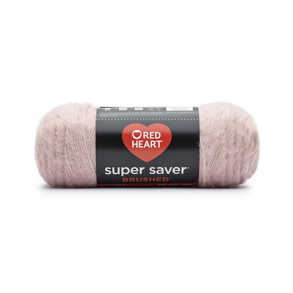 Red Heart® Super Saver® Brushed Yarn, Acrylic #4 Medium, 5oz/142g