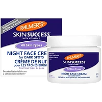 Palmer's Skin Success Night Face Cream for Dark Spots, 75g, Brightens Complexion