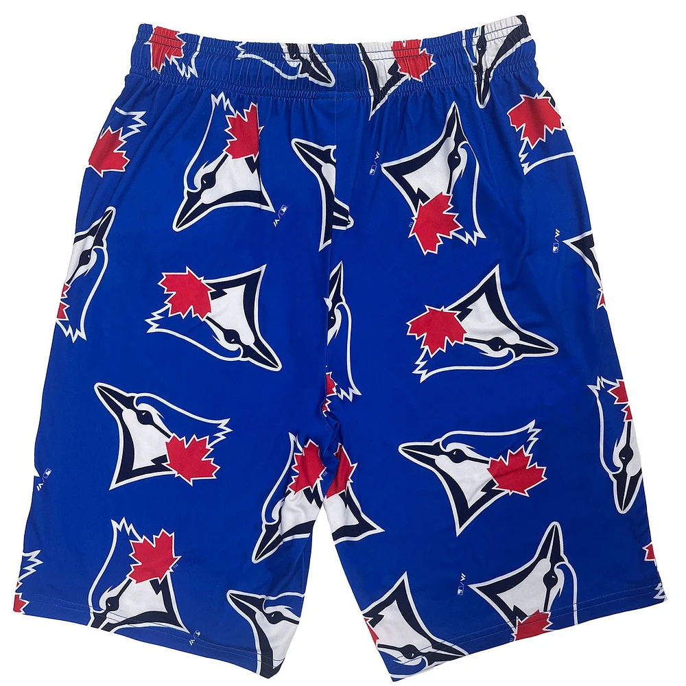 Blue Jays Pattern Sleep Shorts