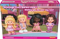 Little People Collector Barbie: The Movie Special Edition Set for Adults & Fans, 4 Figures