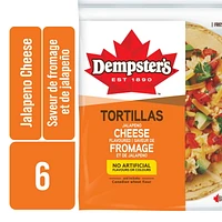 Dempster’s® Jalapeno Cheese Flavoured Large Tortillas, 426 g