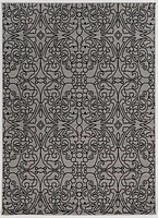 Capri iForum Grey & Black 6' 5" x 9' 3" Area Rug