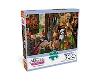 Buffalo Games - Adorable Animals - Puppy Workshed - 300 Piece Jigsaw Puzzle