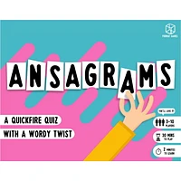 Ansagrams - Travel Edition - Word Game - Fun Game For Family Game Night - Word Game for Teenagers and Adults - 12+ - 3-10 Players - 30 to 45 Minutes - By Format Games