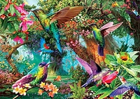 Buffalo Games - Amazing Nature - Hummingbird Garden - 500 Piece Jigsaw Puzzle