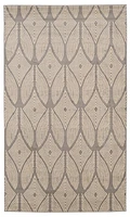 Capri Henley Light Grey & Bone 4' 3" x 7' 3" Area Rug