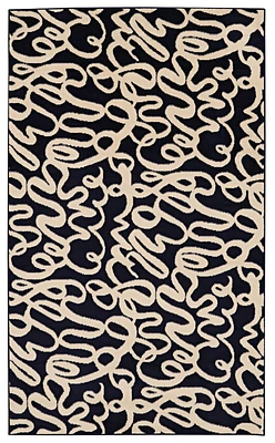 Capri Sasha Blue & Bone 4' 3" x 7' 3" Area Rug