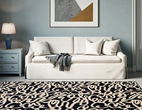 Capri Sasha Blue & Bone 4' 3" x 7' 3" Area Rug