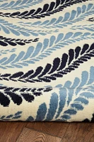 Capri Bridger Bone & Blue 4' 3" x 7' 3" Area Rug