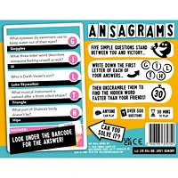 Ansagrams - Travel Edition - Word Game - Fun Game For Family Game Night - Word Game for Teenagers and Adults - 12+ - 3-10 Players - 30 to 45 Minutes - By Format Games