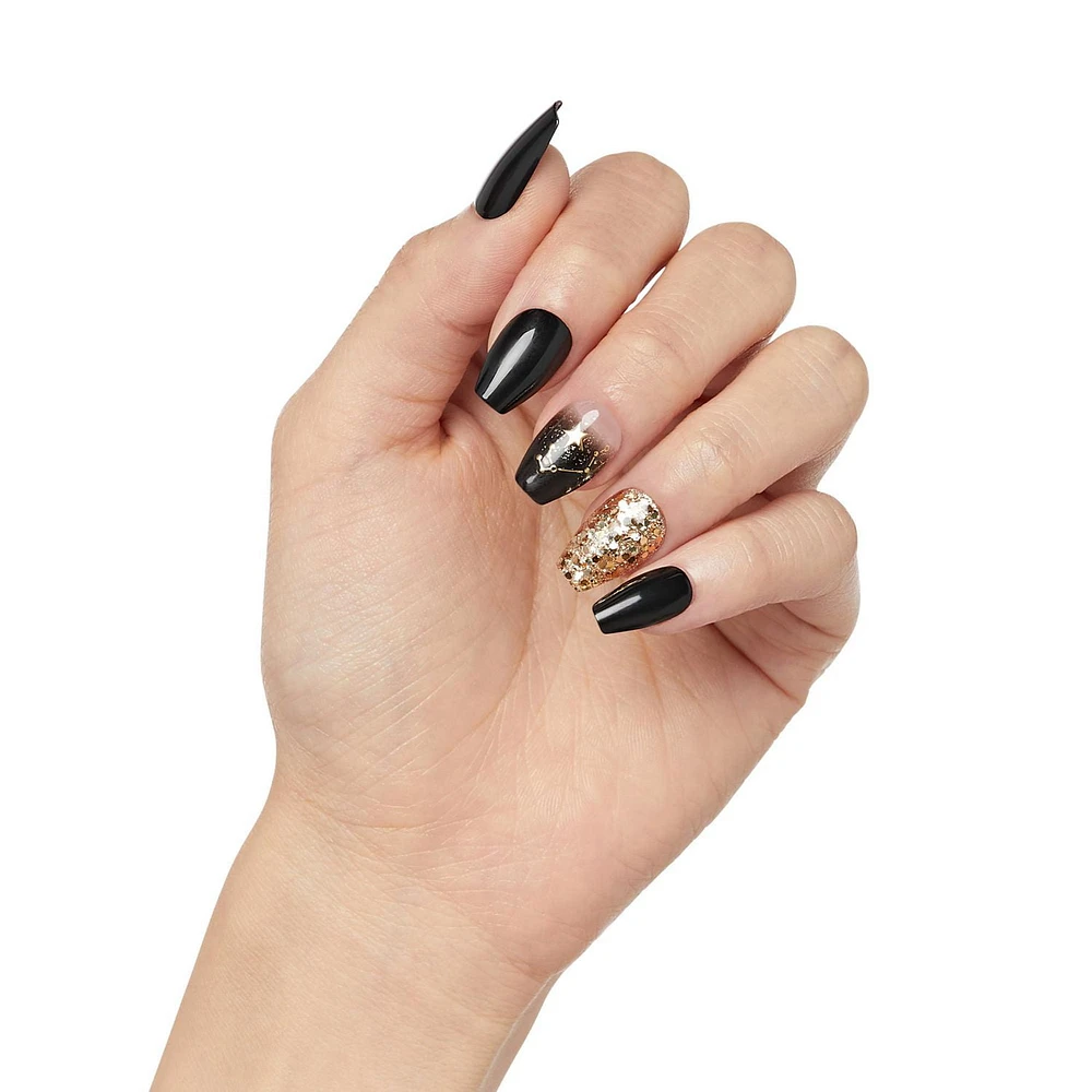 KISS Voguish Fantasy - 28 faux ongles, moyens Manucure gel prête à porter
