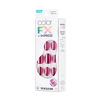 KISS imPRESS Color FX - Faux ongles - Autour de toi - Ovale - Court - 30 pièces