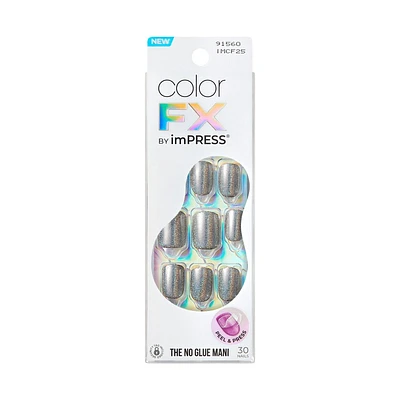 KISS imPRESS Color FX - Fake Nails - The Good Days - Squoval - Short - 30 count