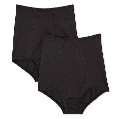 George Plus Women's Control Panel Brief 2-Pack, Sizes L-5XL