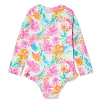 George Toddler Girls' Rash Guard 1-Piece