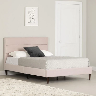 Upholstered Complete Platform Bed from the collection Hype South Shore