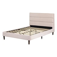 Upholstered Complete Platform Bed from the collection Hype South Shore