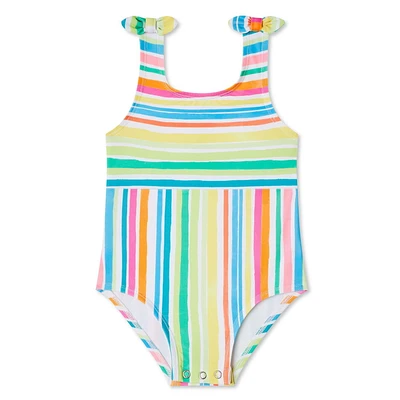 Maillot de bain 1 pièce à boucles George pour bébés filles