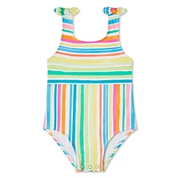 Maillot de bain 1 pièce à boucles George pour bébés filles