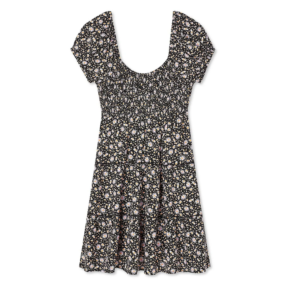No Boundaries Women's Babydoll Dress, Sizes XS-XXL