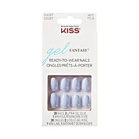 KISS Gel Fantasy - Faux ongles - Jour 1 - Amande - Court - 28 pièces KISS Gel Fantasy