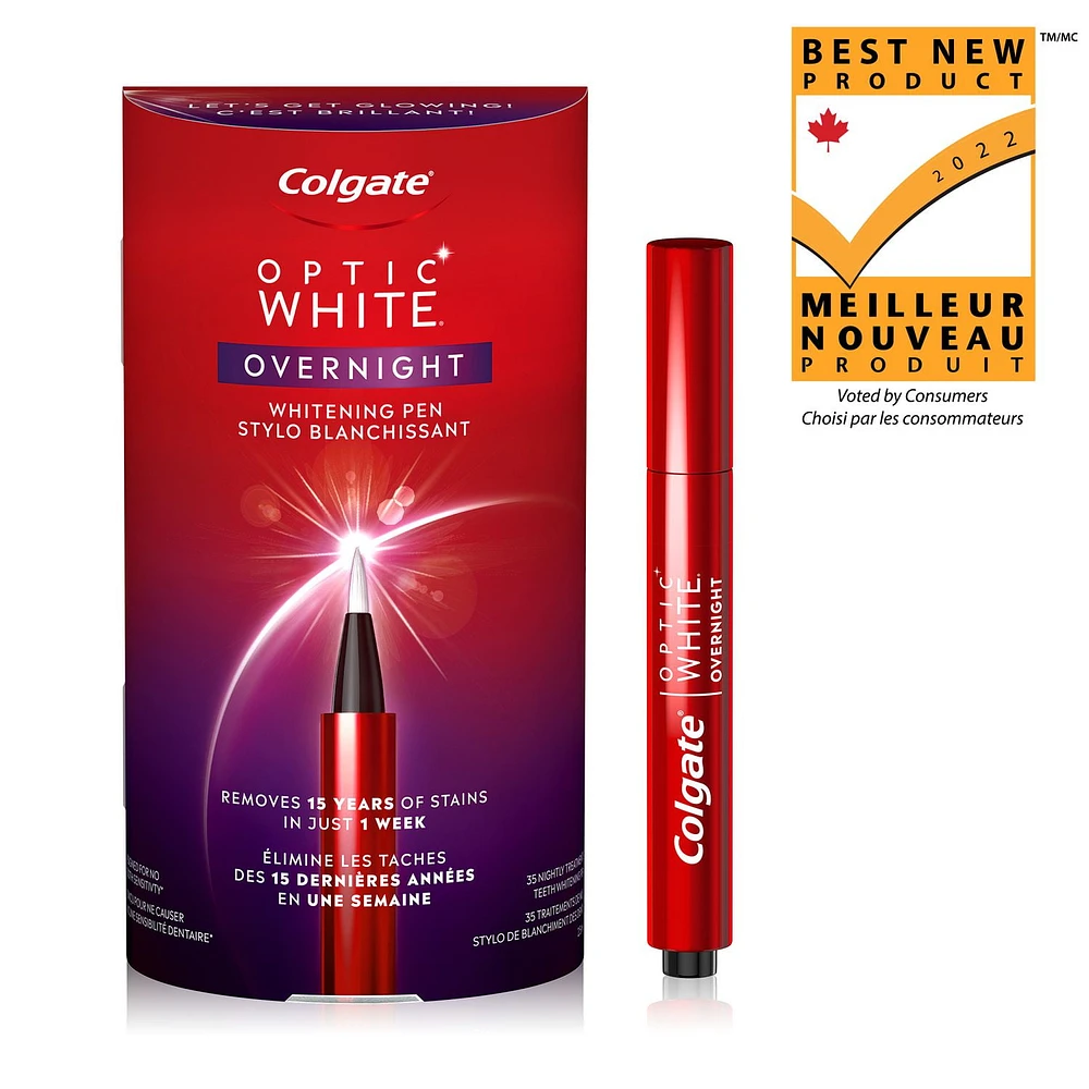 Colgate®  Optic White®  Overnight Whitening Pen, Colgate Optic Whitening Pen