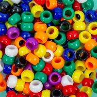 Horizon Group USA Rainbow Pony Beads, 500-Pack, Rainbow pony beads