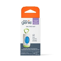 Distributeur de sac à couche portatif Diaper Genie Avec une recharge de 25 sacs jetables parfumés à la lavande