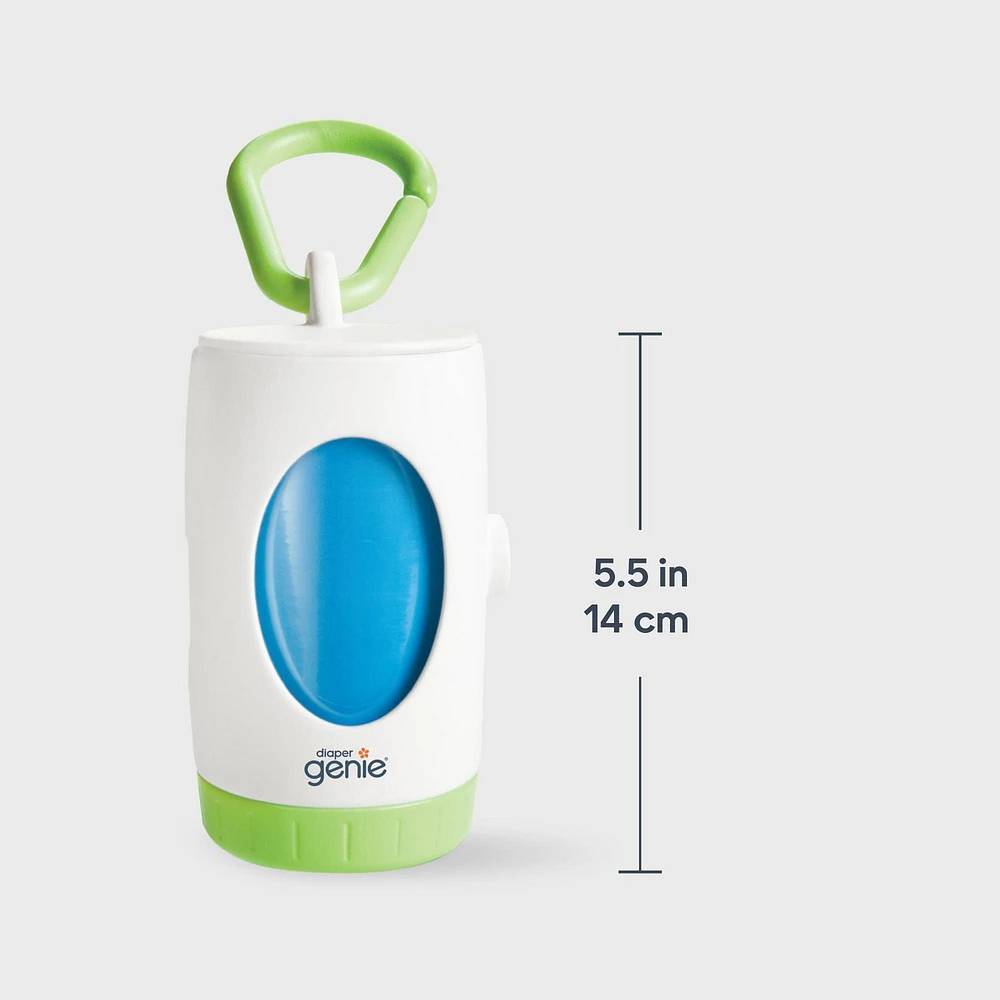 Distributeur de sac à couche portatif Diaper Genie Avec une recharge de 25 sacs jetables parfumés à la lavande