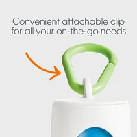 Distributeur de sac à couche portatif Diaper Genie Avec une recharge de 25 sacs jetables parfumés à la lavande