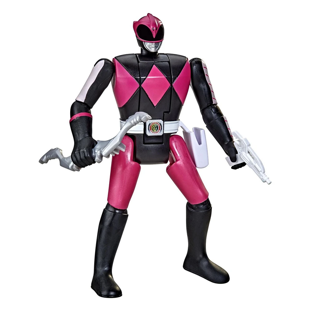 Power Rangers Retro-Morphin Ranger Slayer Kimberly Fliphead Comic Book Action Figure Inspired by Classic Mighty Morphin Toy for Kids Ages 4 and Up