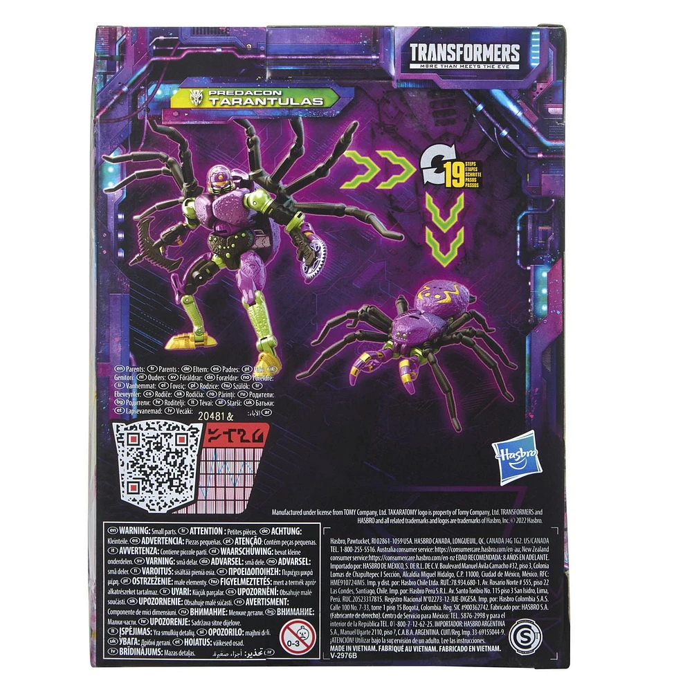 Transformers Toys Generations Legacy Deluxe Predacon Tarantulas Action Figure - 8 and Up, 5.5-inch