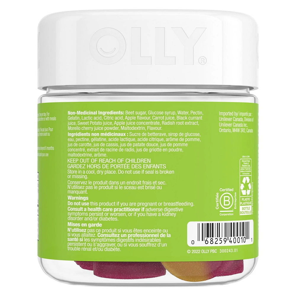 OLLY  Snappy Apple Metabolism Gummy Rings