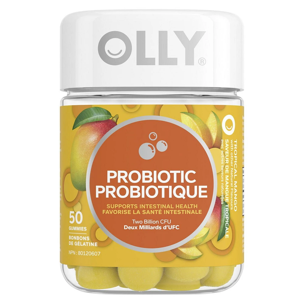 OLLY  with Tropical Mango Probiotic Supplement